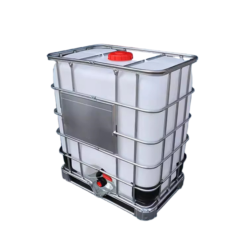 迅迈 全新白色立式500升吨桶 水桶 化学品化工桶 100*65*115cm 单位 ;个