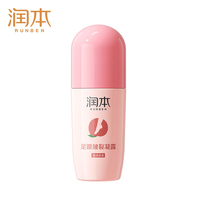 润本(RUNBEN)皲裂膏 保湿滋润补水防裂护手足霜滋润肌肤【皴裂凝露蜜桃款】60ml