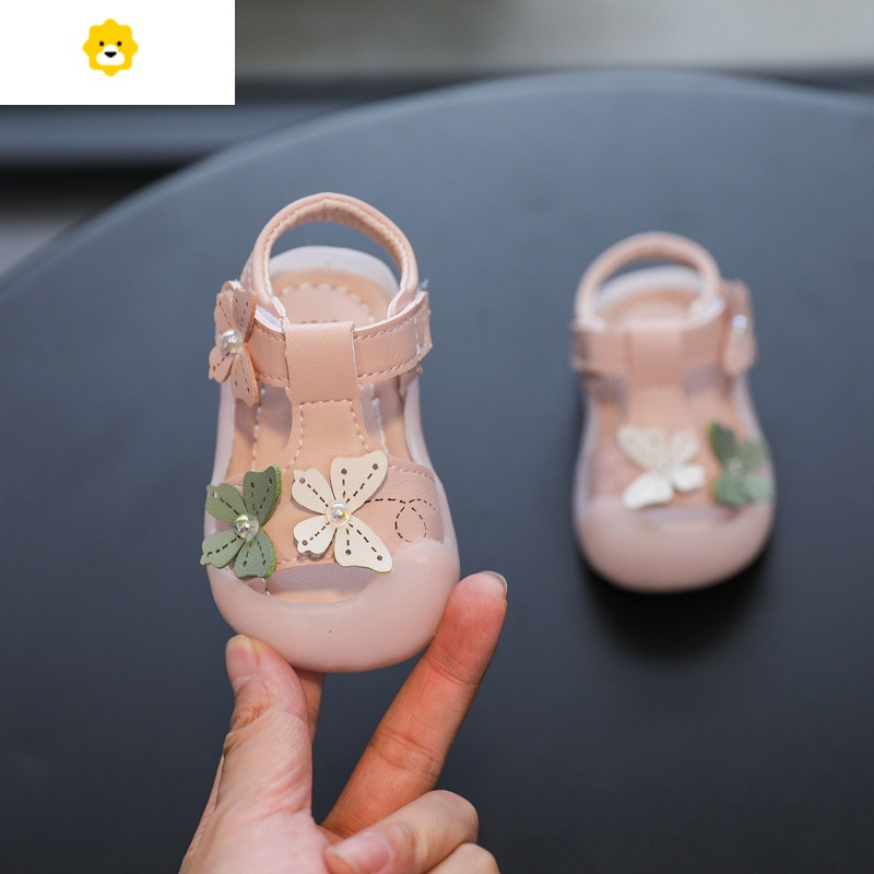 喻娄20夏款宝宝凉鞋女03岁半软底防滑学步鞋小公主童子婴儿鞋子夏