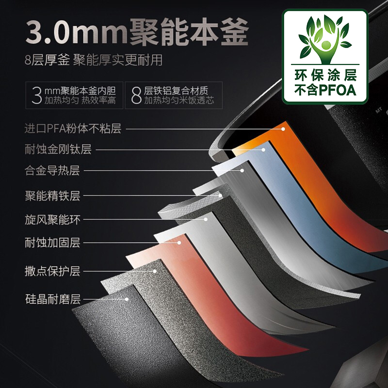 苏泊尔(SUPOR)电饭煲SF40HC42本釜蒸汽电饭锅IH电磁加热智能预约4L家用多功能