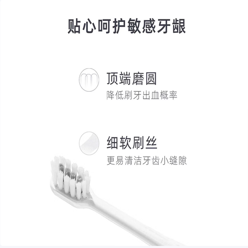 罗曼(ROAMAN) 电动牙刷成人情侣声波电动牙刷男士女士智能牙刷教师节礼物节日生日 深层泡泡清洁|喵喵刷|白色高清大图