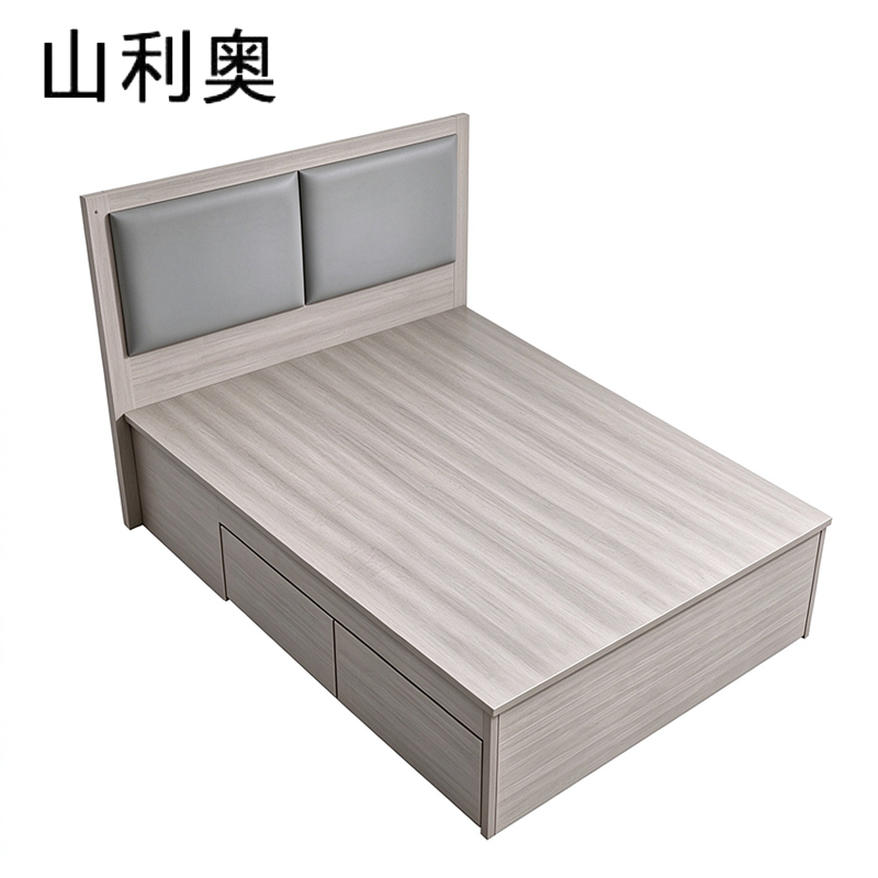 山利奥 单人床1.2米 2000*1200mm 张高清大图