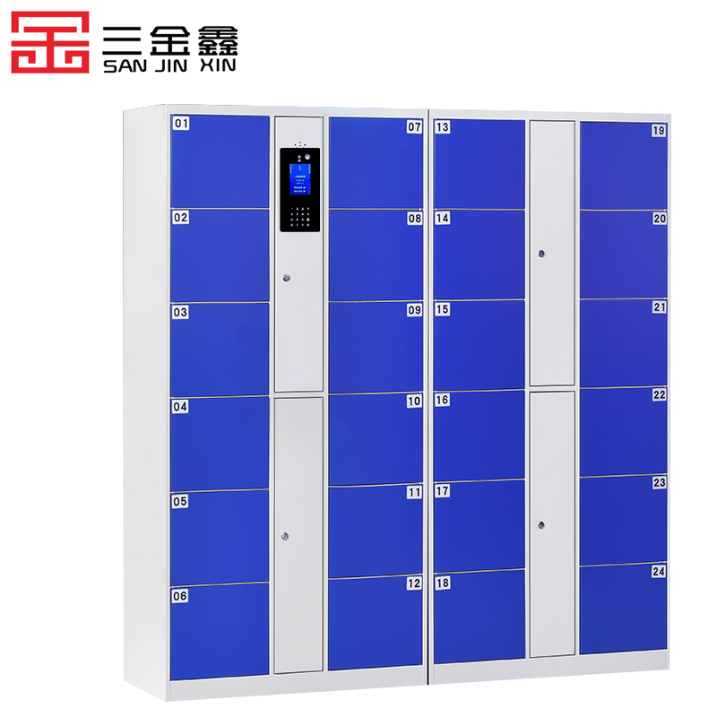 三金鑫 超市电子存包柜商场寄存柜储物柜员工手机充电存放柜微信刷卡密码指纹储物保管寄存柜