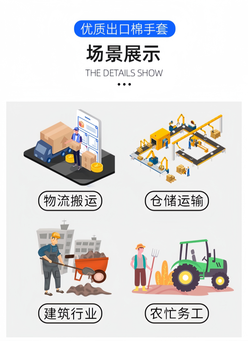 铁洋 棉线手套 TY-棉线-A007 双高清大图