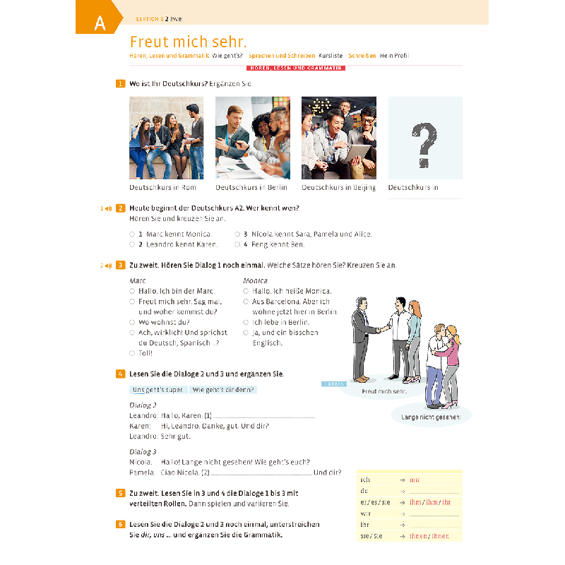 醉染图书大家的德语(A2)(学生用书)(配词汇手册)9787521322712高清大图