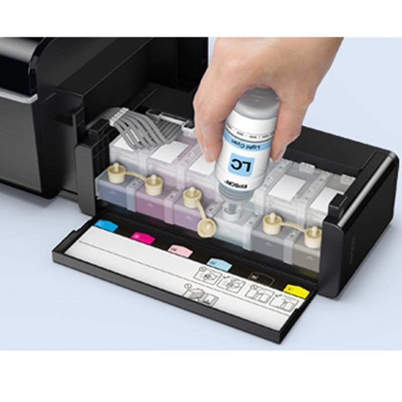 爱普生(EPSON) 墨仓式L805 景点专用 无线照片打印机 彩色相片6色喷墨打印机墨仓式替代L810 R330 套餐五