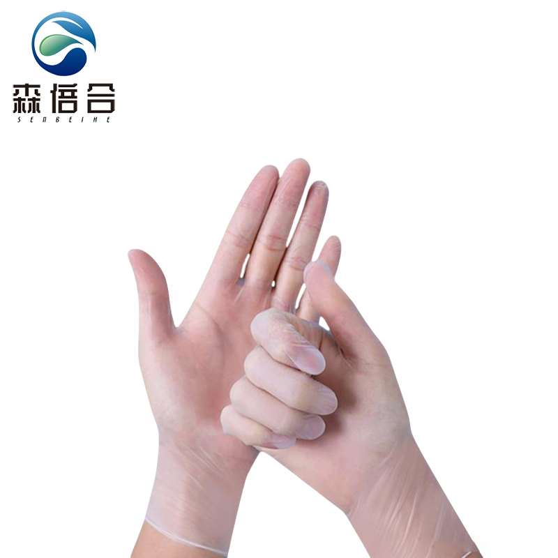 森倍合 一次性pvc手套 100只/盒高清大图