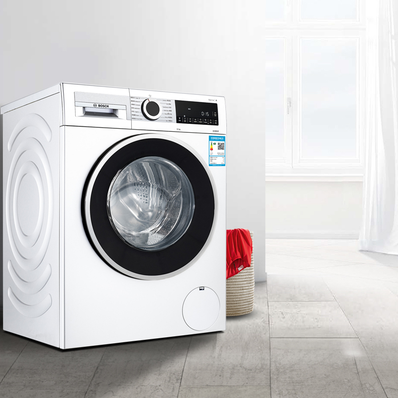 博世(BOSCH)10公斤 全自动变频滚筒洗衣机 家用大容量 婴幼 低噪XQG100-WBUM45000W