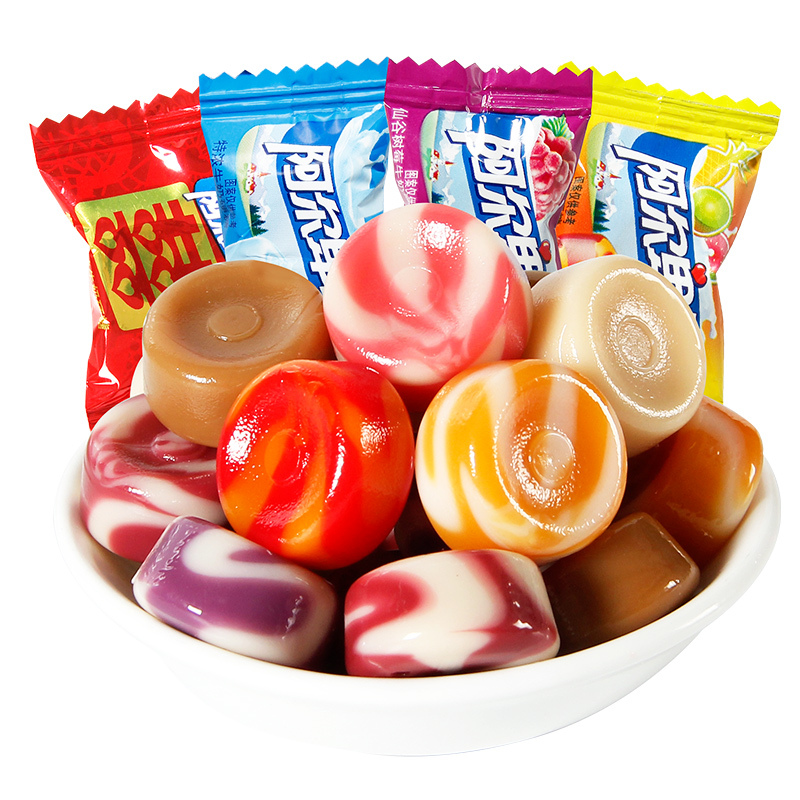 阿尔卑斯硬糖500g圣诞节糖果散装休闲零食结婚喜糖圣诞糖果过年零食