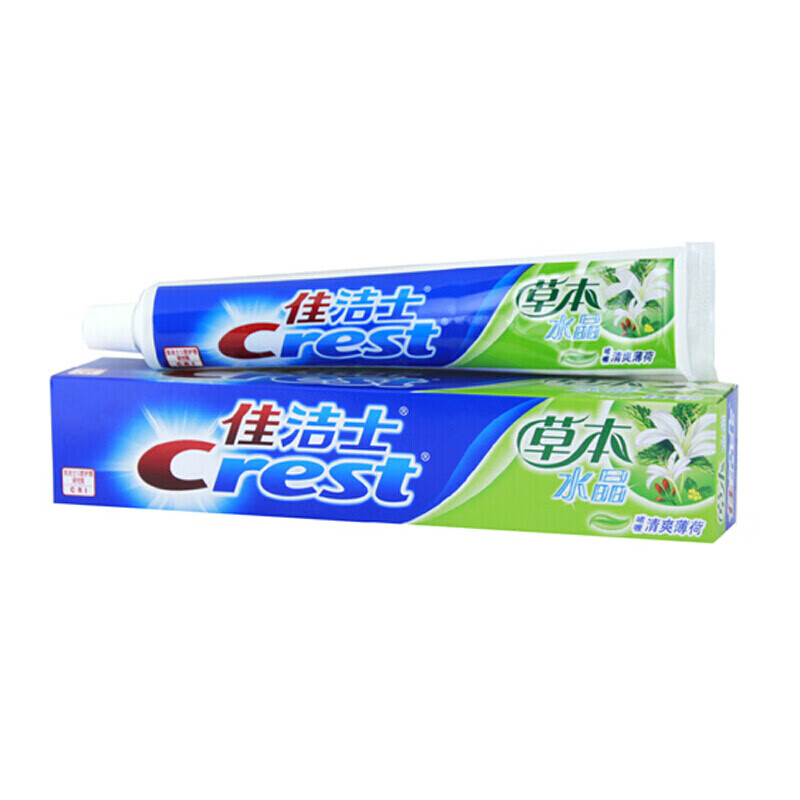 佳洁士草本水晶牙膏(清爽薄荷香型)140克