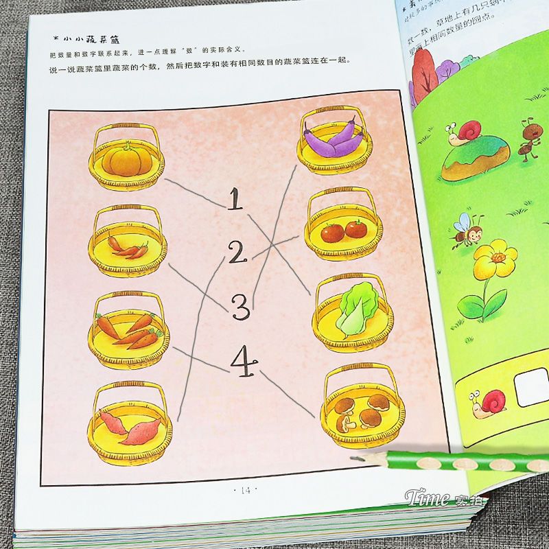 数学逻辑思维训练游戏图画书培养孩子数学左右脑开发专注力训练