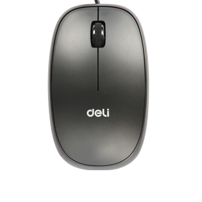 得力(deli) 3716 鼠标笔记本鼠标 办公用品 高精准定位-有线USB鼠标高清大图
