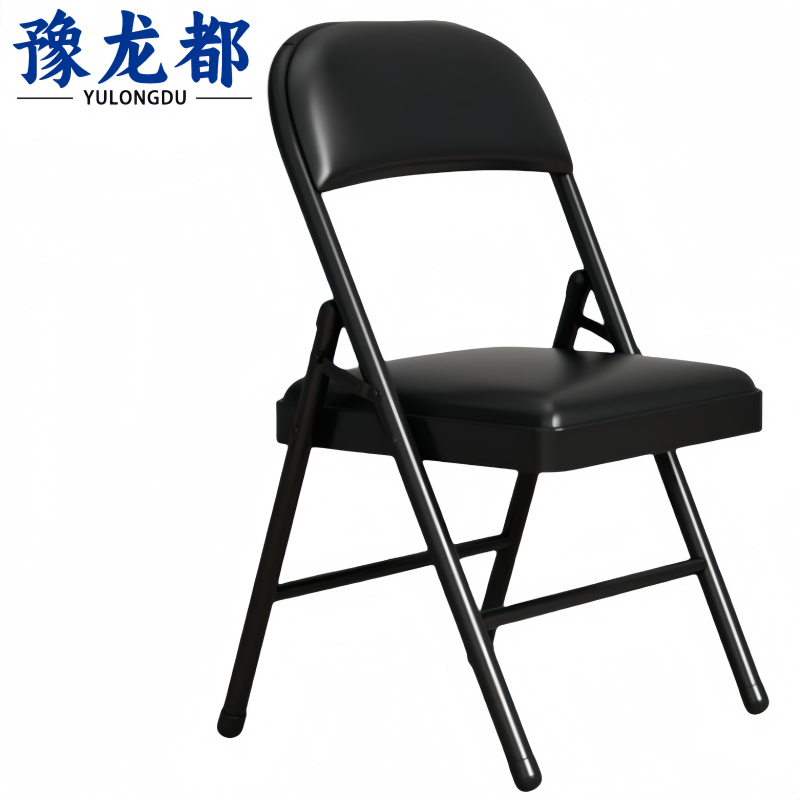 豫龙都折叠椅皮质把高清大图