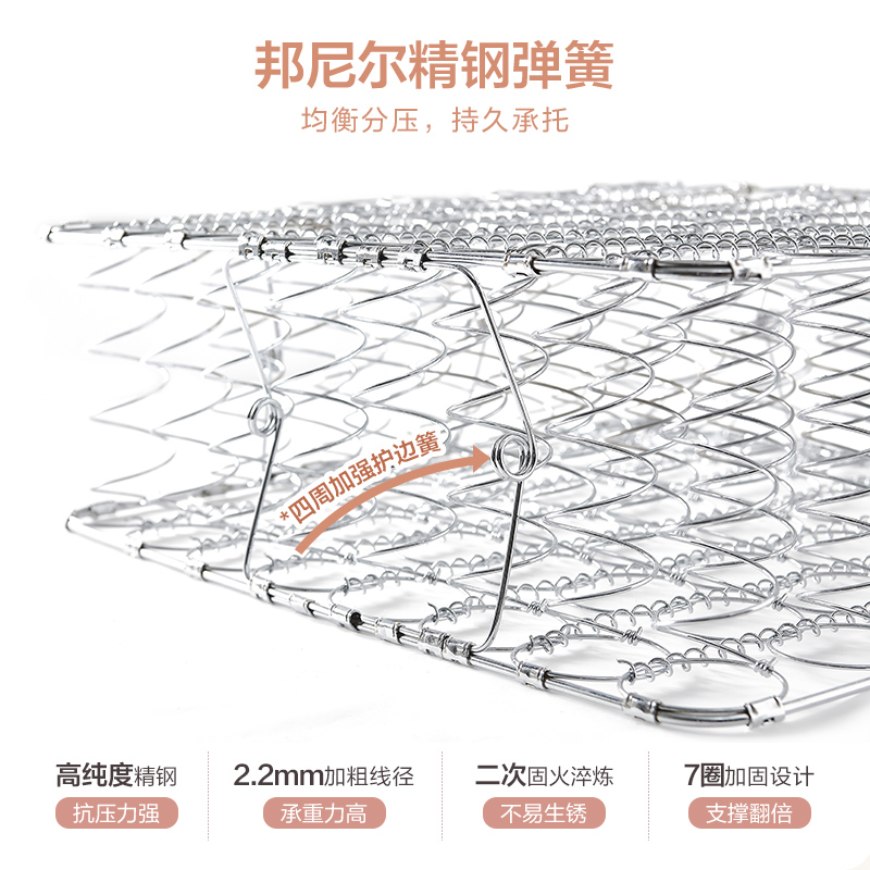 全友家居护脊椰丝棉弹簧床垫卧室软硬适中双面双人床垫高清大图