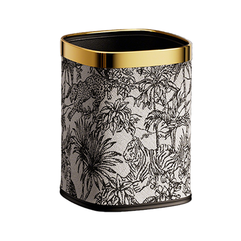 卫未来 家用垃圾桶 15L丛林奇遇金 个高清大图