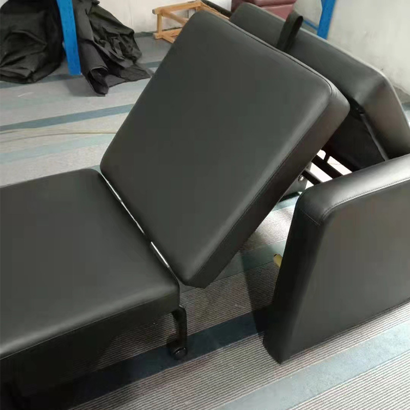 巴洛卡 单人沙发床办公沙发皮艺沙发办公室折叠沙发床午休沙发西皮单人位