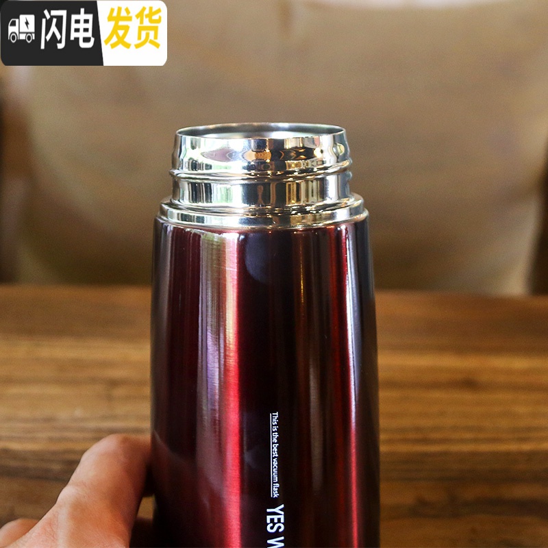 三维工匠迷你保温杯女式水杯小巧可爱水杯便携型时尚学生韩版200容量 咖啡色-390高清大图