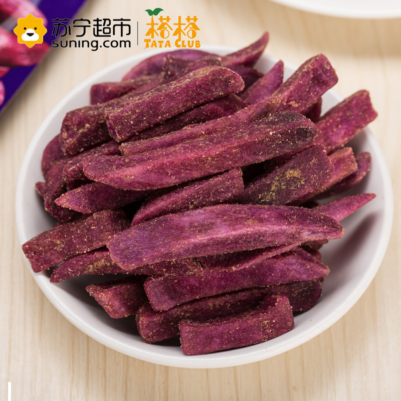 越南进口零食 榙榙TATA奶酪紫薯条75g 水果干办公室休闲零食小吃