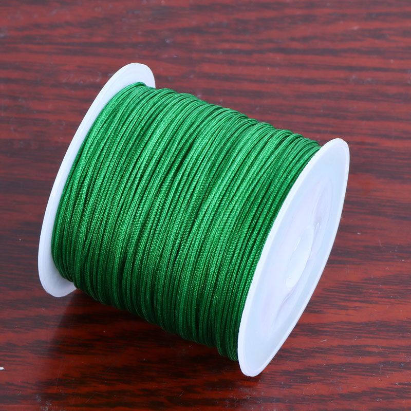 绿色手工编织手绳加密72号玉线红绳线diy绳子手链编织绳男女吊坠挂绳