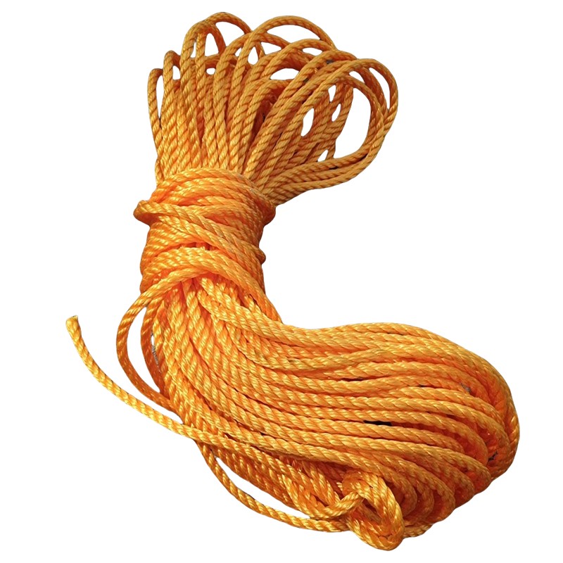 永满铁运 黄绳 防护绳 8mm*100m 捆高清大图