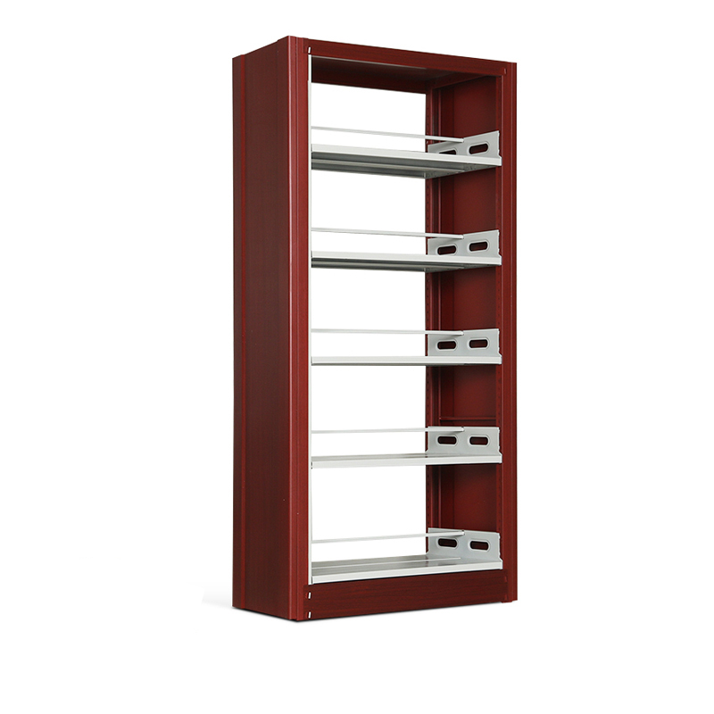 慧采云 钢制书架学校图书馆书店书籍室阅览室双面书架资料架双面一列一组 双面一列一组