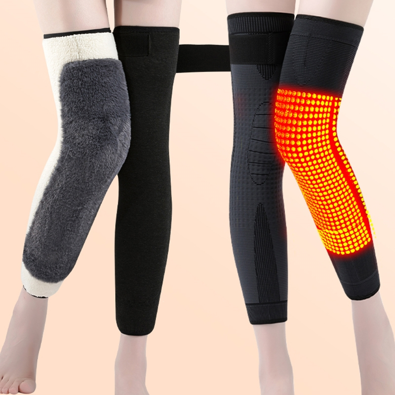 护膝盖套保暖老寒腿男女士关节老人绑带发热加长专用秋冬防寒