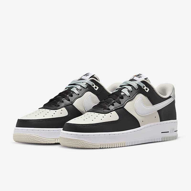 耐克男鞋nikeairforce1空军一号af1黑白低帮板鞋fd2592002