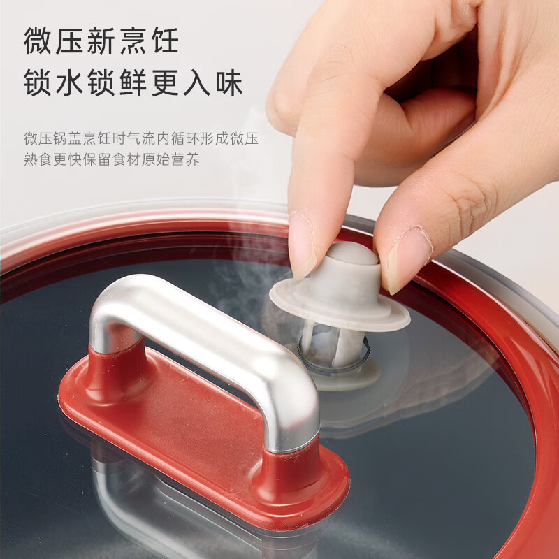 拉尔弗智能电压力锅多功能烹饪机NERF-P100 快速煮炖 3D环绕加热 时尚触控设计高清大图