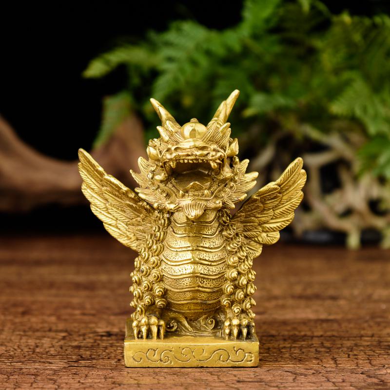 家柏饰(CORATED)铜飞天摆件大号 客厅玄关电视柜家居装饰品高清大图