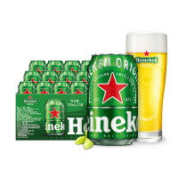 喜力(Heineken)啤酒330ml*12听 整箱装(新老包装交替发货中)