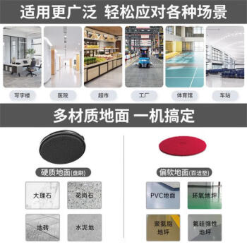 博赫尔(POHIR)驾驶式洗地机大型电动洗地机商用地面清洗洗地车KH-950锂电