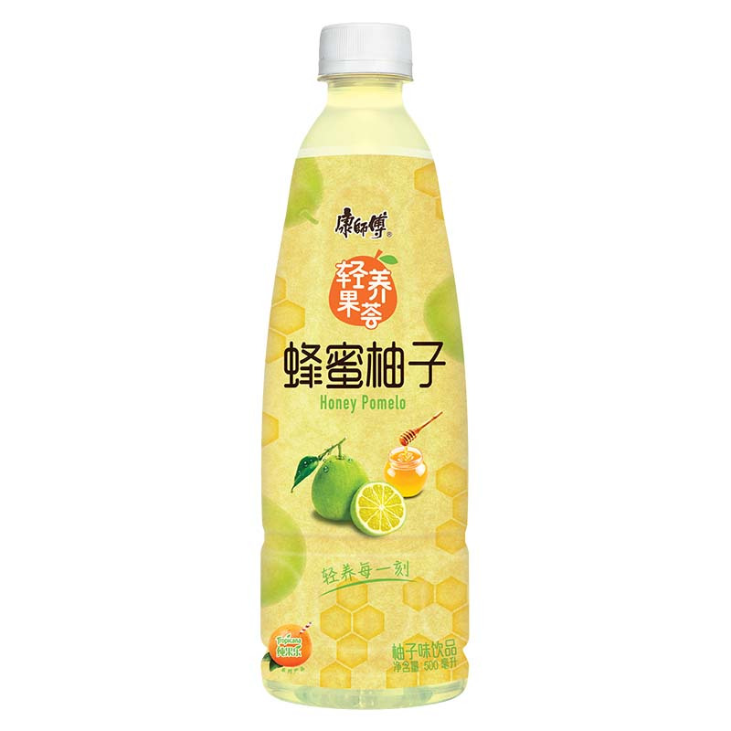 康师傅 蜂蜜柚子 柚子味饮品 500ml*15瓶