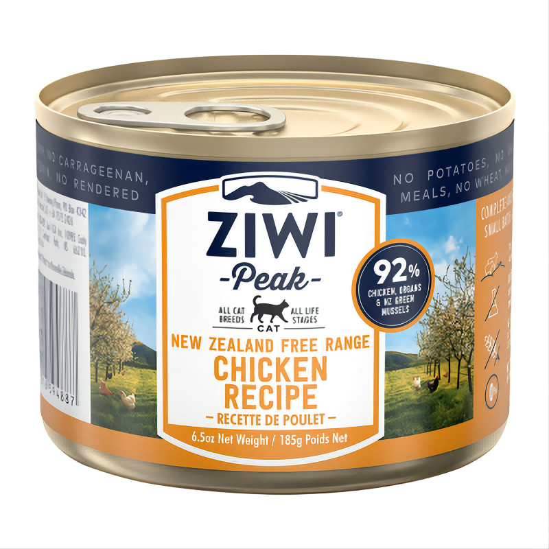 ziwi巅峰猫咪罐头鸡肉罐头185g