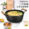 翰乐麦饭石不粘炒锅+汤锅+蒸笼套装 送铲子电磁炉煤气灶通用 HL-T02美味甄品32cm+24cm