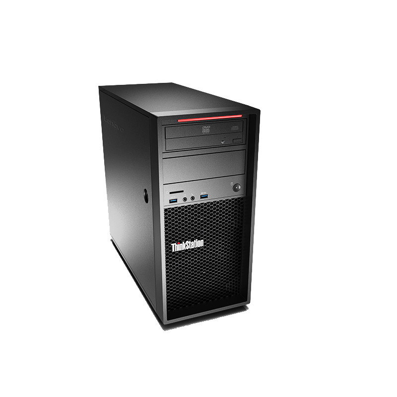 联想工作站 P320 C236配24寸显示器(I7-7700K 32G 2T+480固态硬盘 P4000 5G独显)