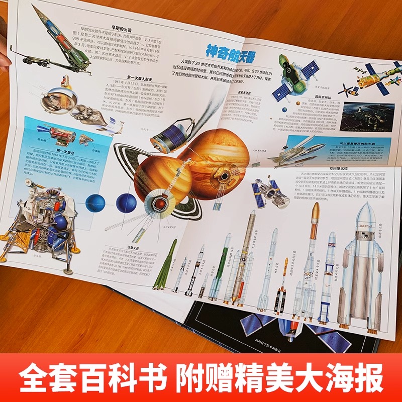 [醉染正版]巨眼透视手绘图集全6册 儿童机械世界百科全书传奇的航天器 超级建筑飞行器 巨型机器 极致救援小学生课外书儿童高清大图