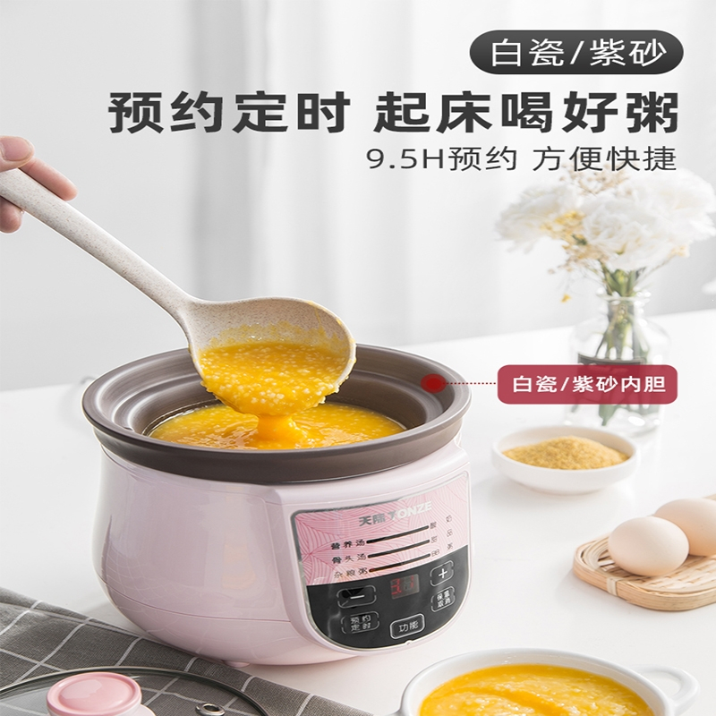 天际(tohze)电炖炖锅陶瓷煲汤家用全自动电炖锅