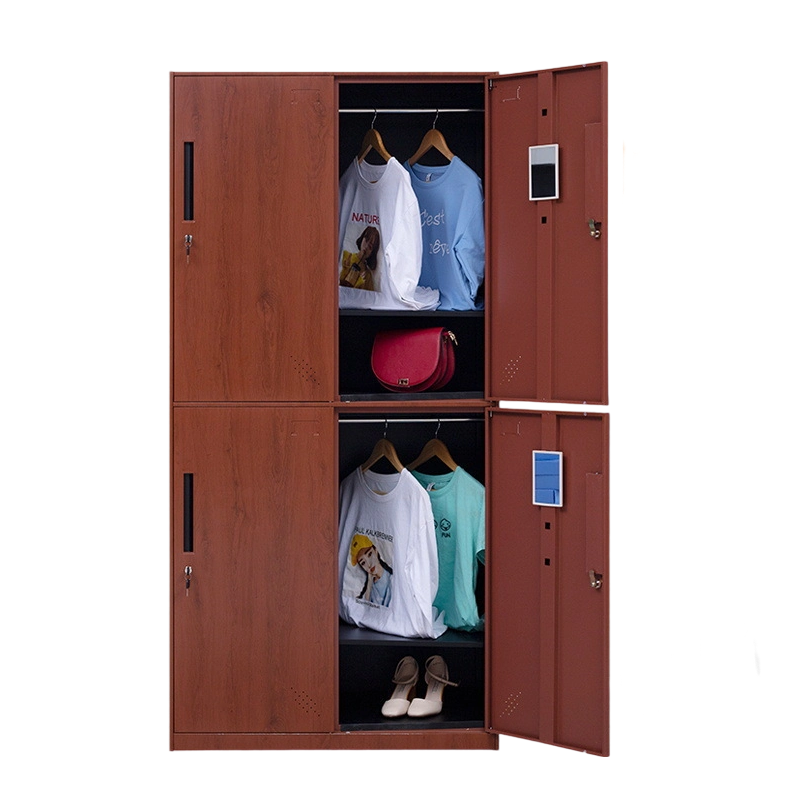 铭羽洋木纹更衣柜高清大图