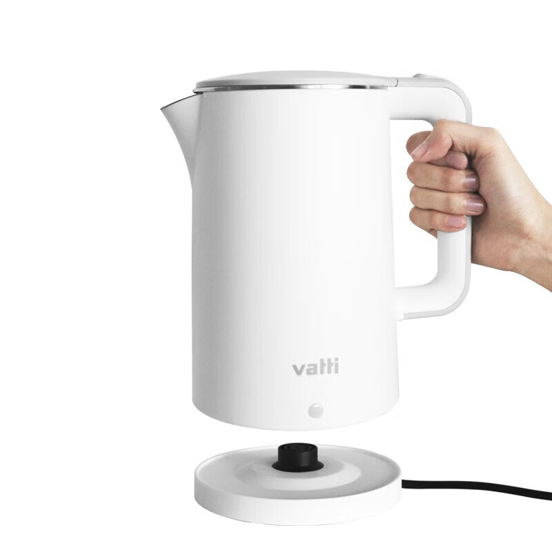 华帝(VATTI)电水壶热水壶电热水壶开水壶1.8L大容量304不锈钢内胆双层防烫DSH-L02高清大图