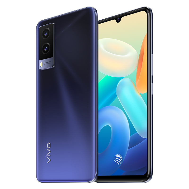 vivo Y71t 8GB+128GB 午夜蓝 天玑810芯片 2k-OLED超清屏幕 44W疾速闪充 6400万超清影像系统 屏幕指纹 5G双模手机