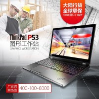 联想ThinkPad P53（0LCD）设计笔记本电脑 15.6英寸移动图形处理工作站 （i7-9750H 16G 512GSSD T1000 4G独显 4K超清触控屏）黑色