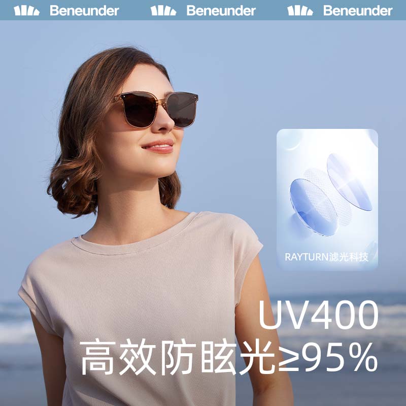 蕉下(BENEUNDER)昼望系列可折叠墨镜高清大图