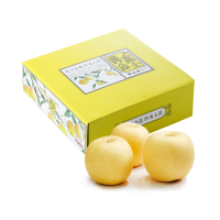 欢乐果园(JOYTREE) 山东奶油黄金富士苹果 2.5kg礼盒装 单果约180-220g 新鲜水果礼盒
