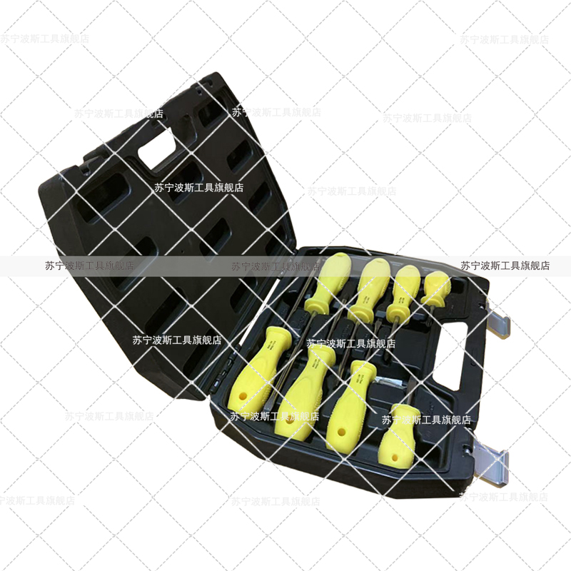 波斯(BOSI) 荧光系列8件螺丝批组套(十字、一字) 8件套 套高清大图