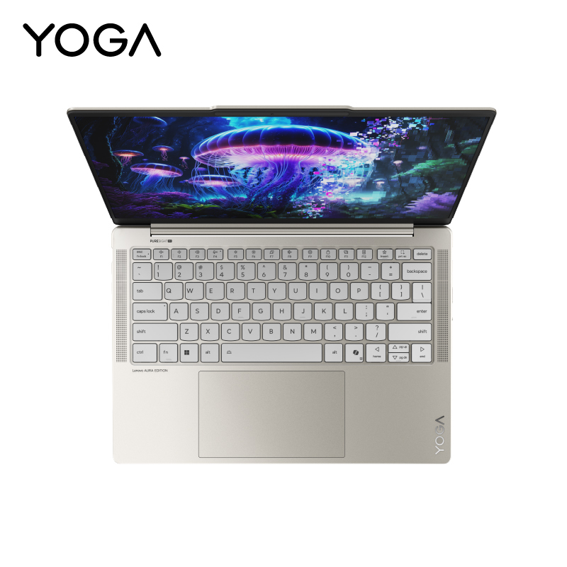 联想(Lenovo)YOGA Air14 Aura AI元启版 14英寸轻薄触控手写笔记本电脑(Ultra5-228V 32G 1TSSD 集显 Win11)浅海贝 官方标配高清大图