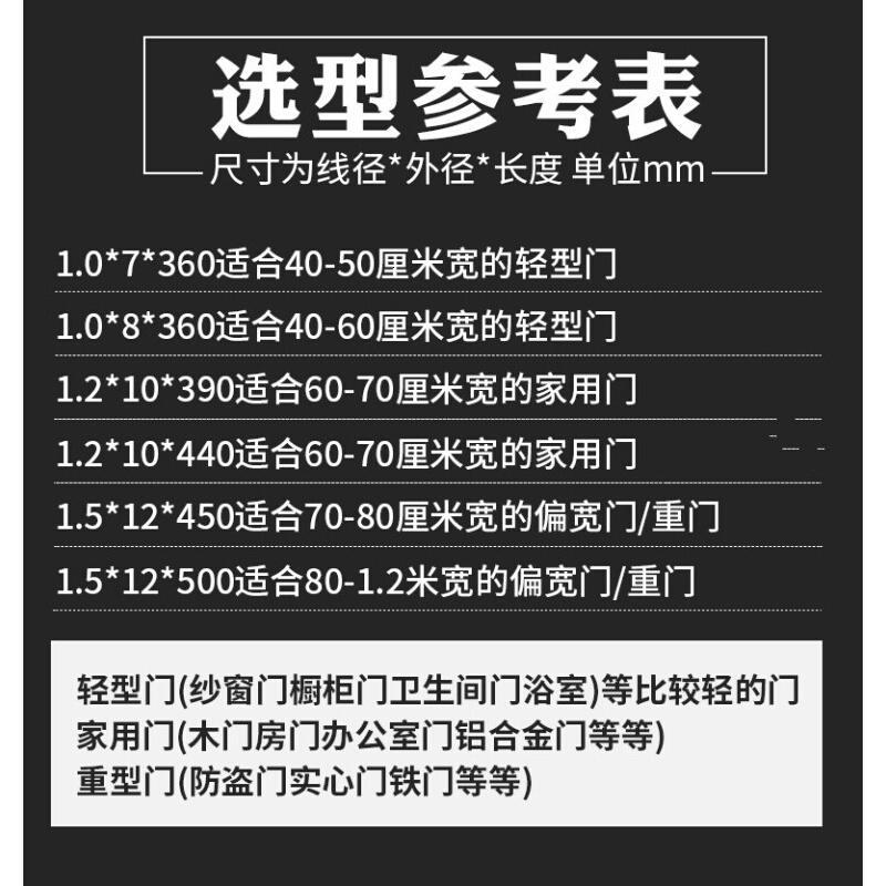 BONJEAN自动开关拉簧拉防风弹簧闭器纱簧拉力拉伸弹簧定做高清大图