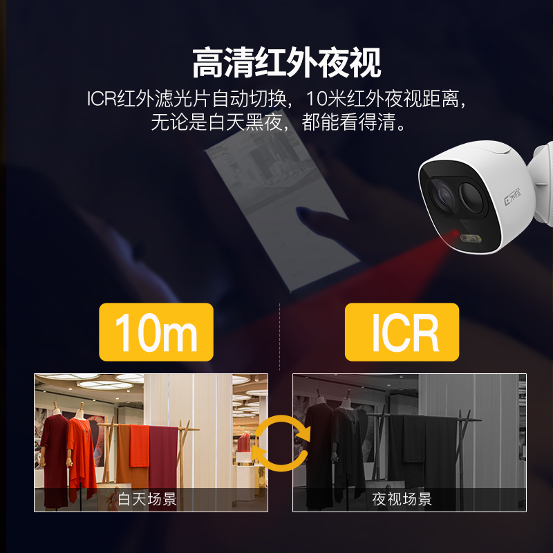 大华乐橙无线智能摄像头监控器套装wifi智能跟踪1080P高清远程TP5