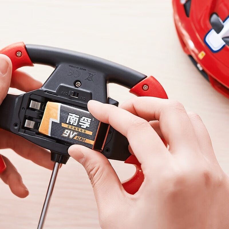 南孚(NANFU)9V九伏碱性电池万用表方块电池适用于无线话筒/玩具遥控器/无线门铃/烟雾报警 1粒装 6LR61高清大图