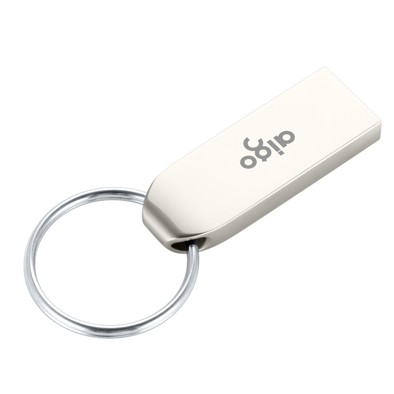 爱国者(aigo)U268 64GB USB2.0 U盘 迷你款 金属车载U盘