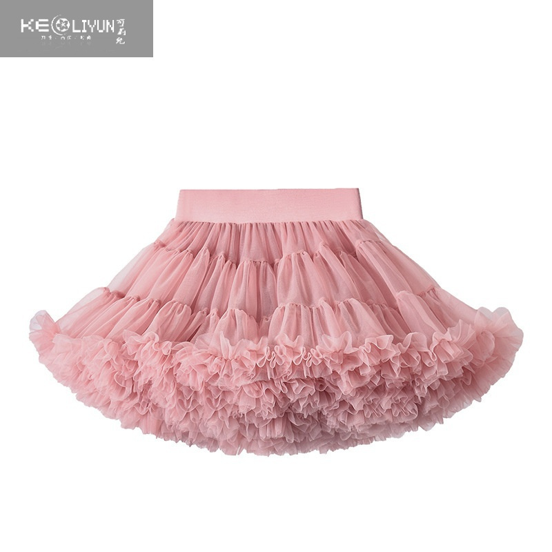 可莉允女童tutu裙半身裙套装儿童蓬蓬裙网纱公主裙宝宝周岁礼服兔兔